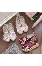 Sheep Puff Strawberry Love Shoes(Limited Pre-Order/4 Colours/Full Payment Without Shipping)